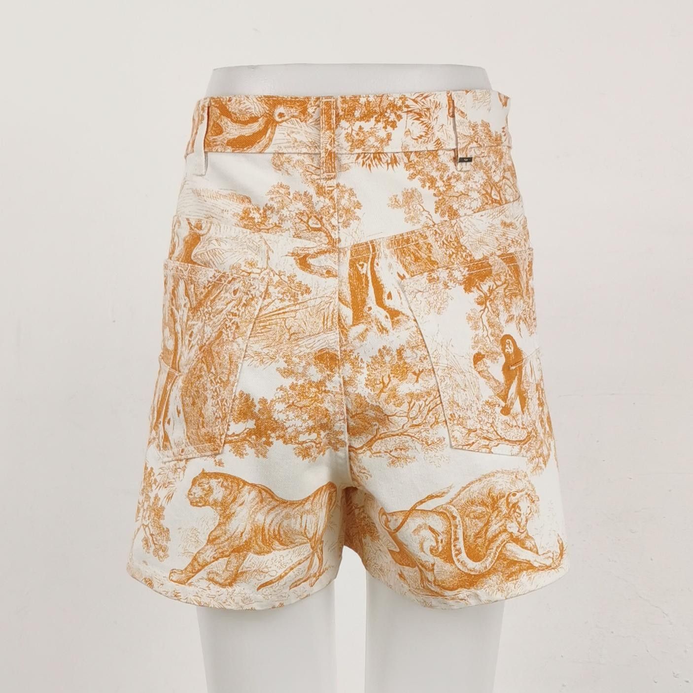 Dior Dior Dioriviera Cotton Toile Print Shorts Size 29" - 3 Thumbnail