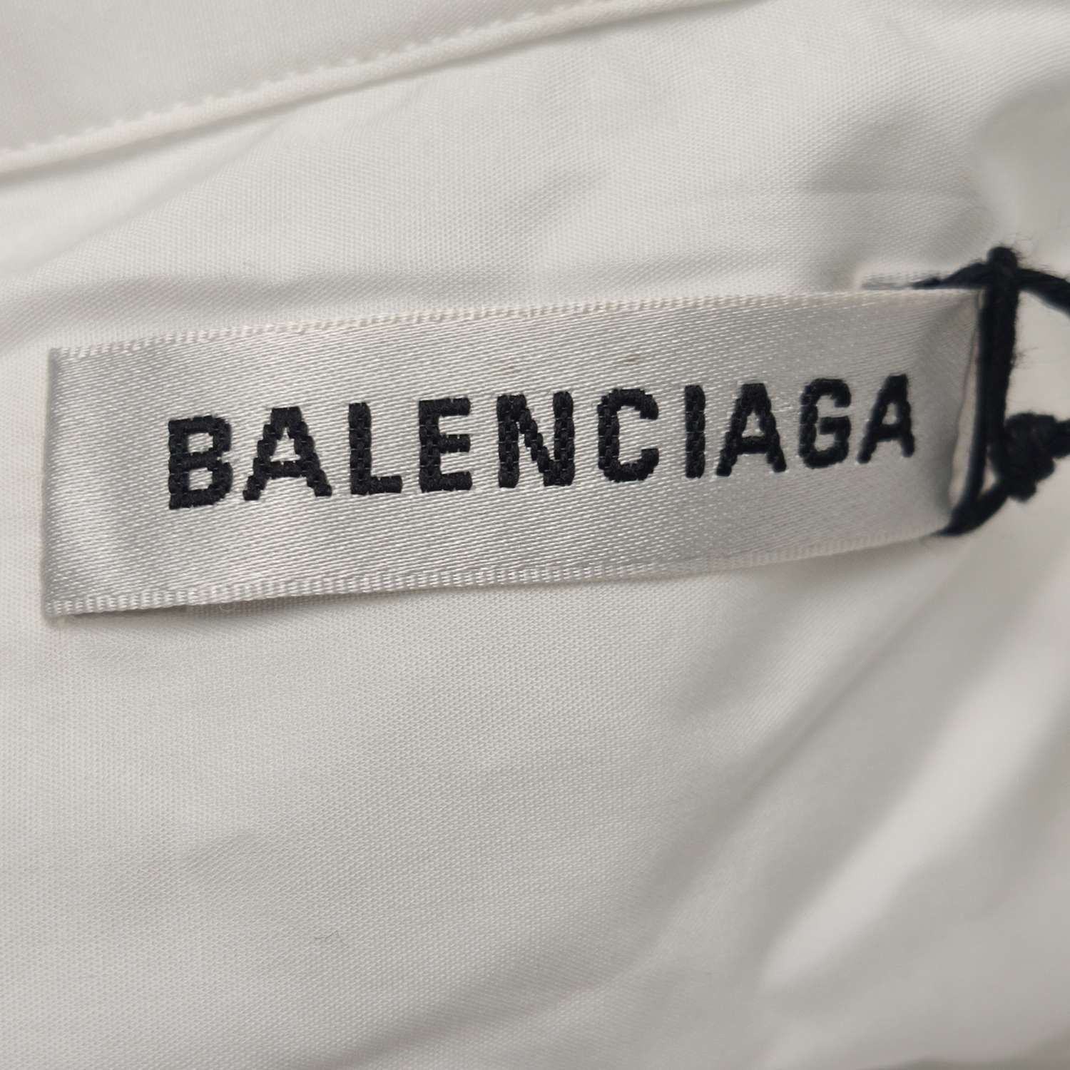 Balenciaga Balenciaga White Cotton Spread Collar Shirt XXXS Size US XXS / EU 40 - 9 Thumbnail
