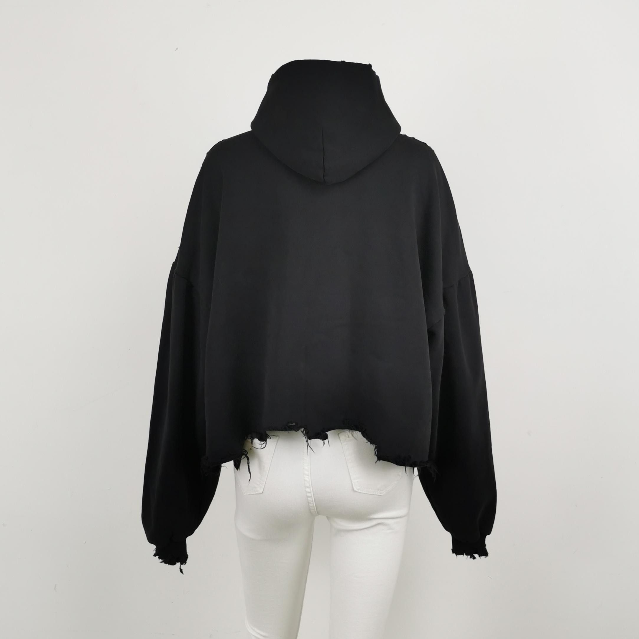 Balenciaga Balenciaga L Size BB Logo Black Hoodie Size L / US 10 / IT 46 - 4 Thumbnail