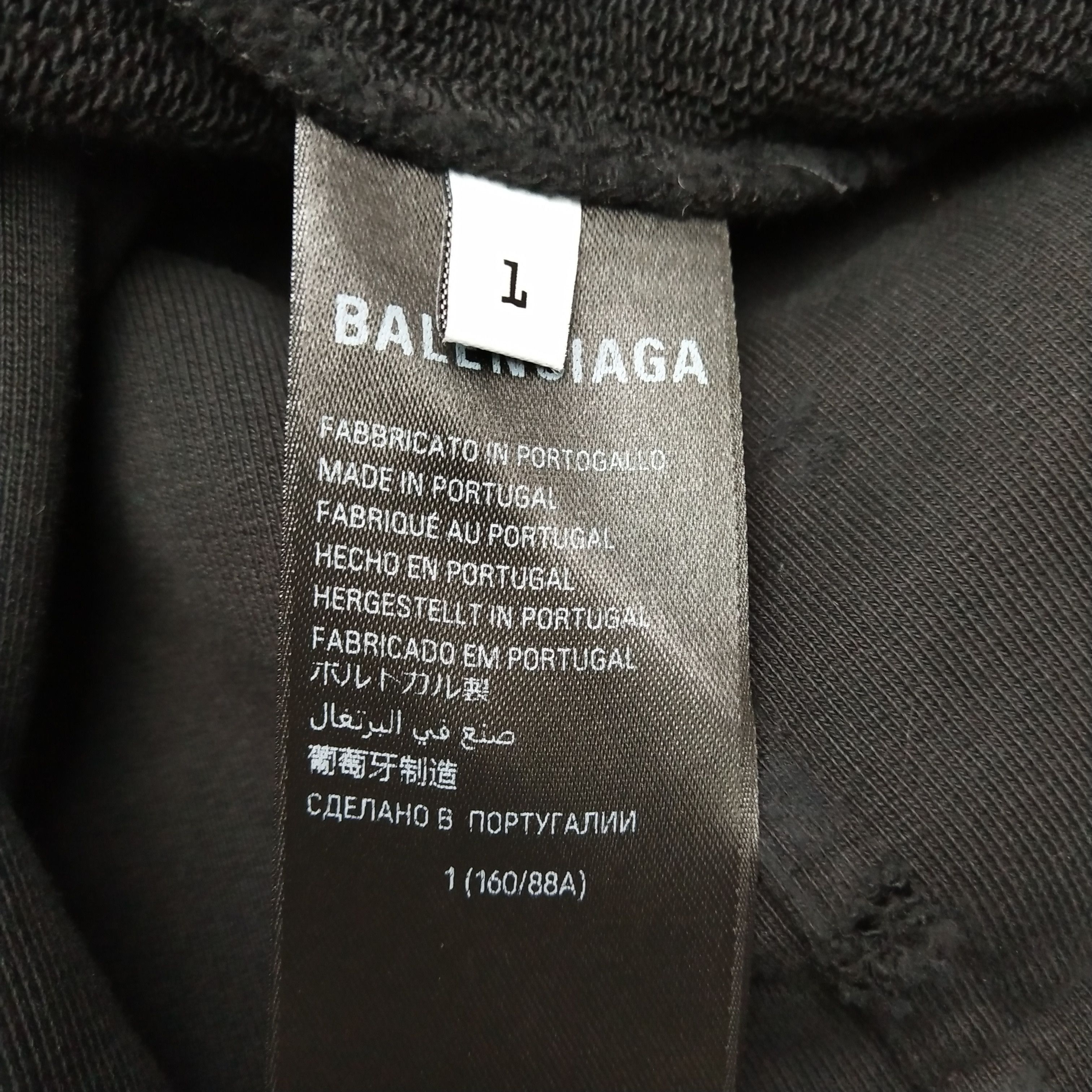 Balenciaga Balenciaga L Size BB Logo Black Hoodie Size L / US 10 / IT 46 - 11 Thumbnail
