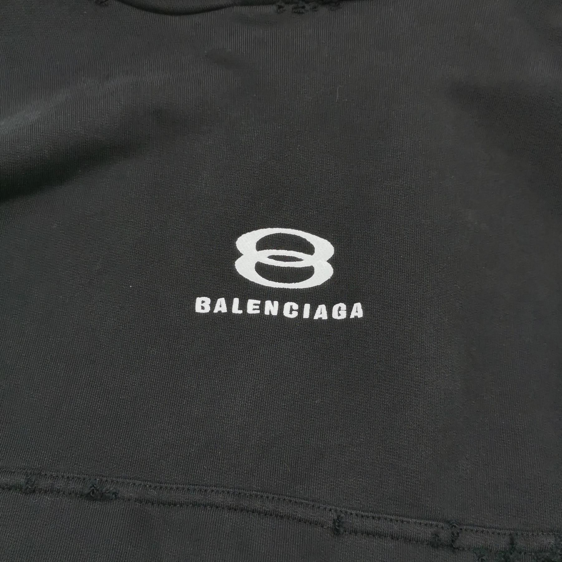 Balenciaga Balenciaga L Size BB Logo Black Hoodie Size L / US 10 / IT 46 - 5 Thumbnail
