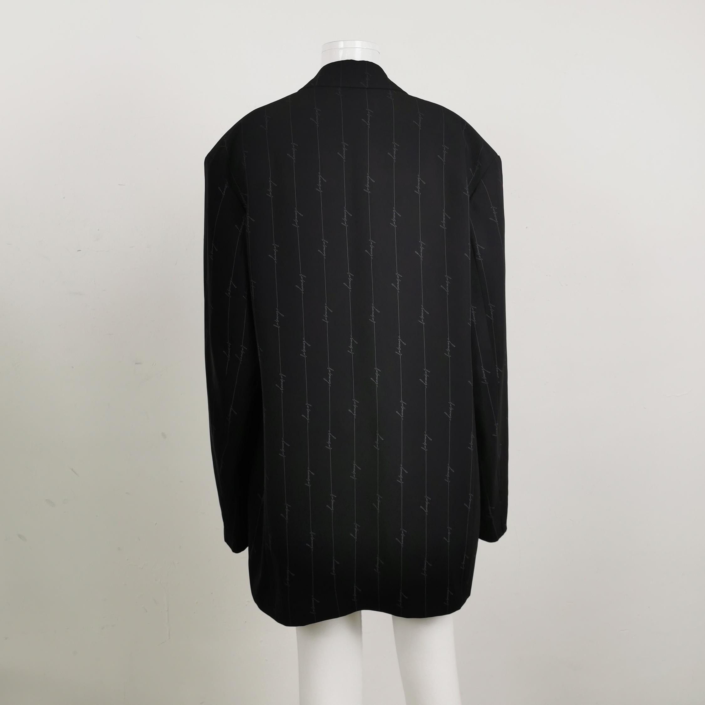 Balenciaga Balenciaga Striped Letter Logo Blazer XS Size XS / US 0-2 / IT 36-38 - 3 Thumbnail