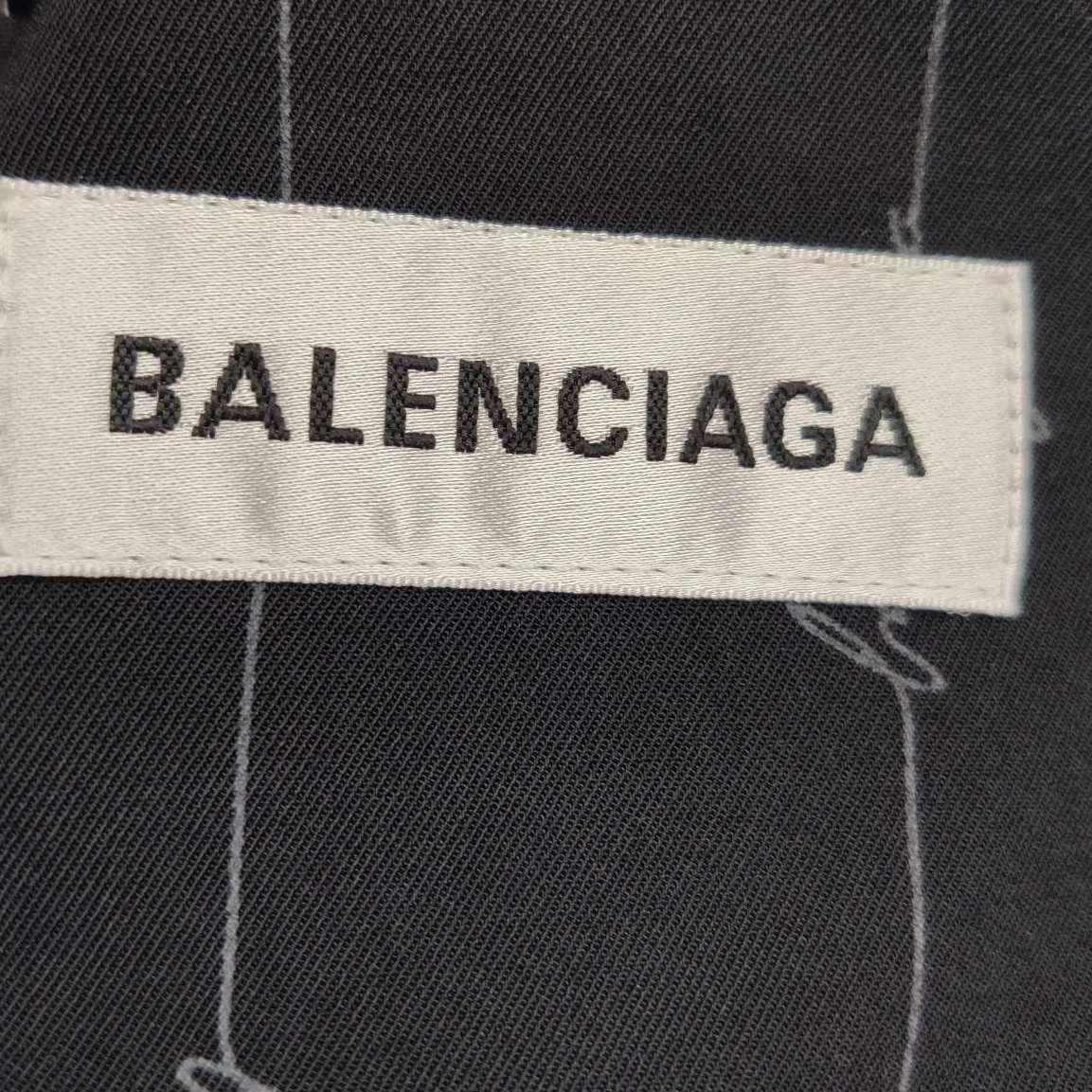 Balenciaga Balenciaga Striped Letter Logo Blazer XS Size XS / US 0-2 / IT 36-38 - 10 Thumbnail