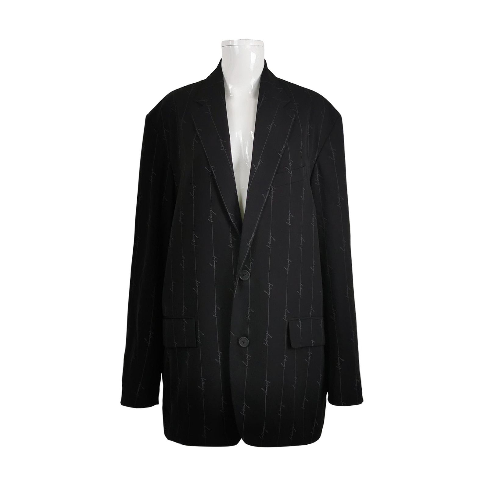 Balenciaga Balenciaga Striped Letter Logo Blazer XS Size XS / US 0-2 / IT 36-38 - 2 Thumbnail