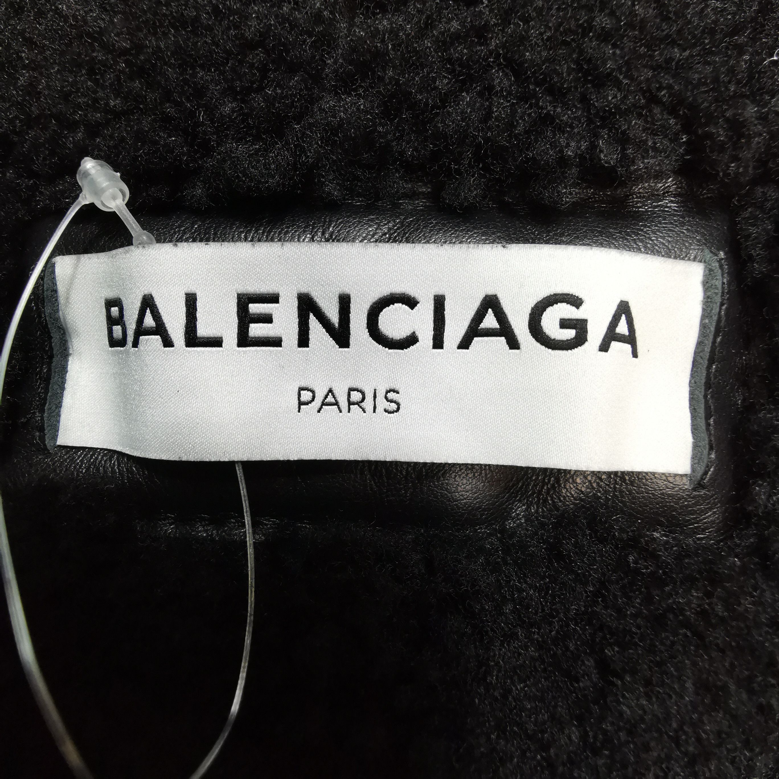 Balenciaga Balenciaga XS Black Shearling Collar Leather Jacket Size XS / US 0-2 / IT 36-38 - 8 Thumbnail