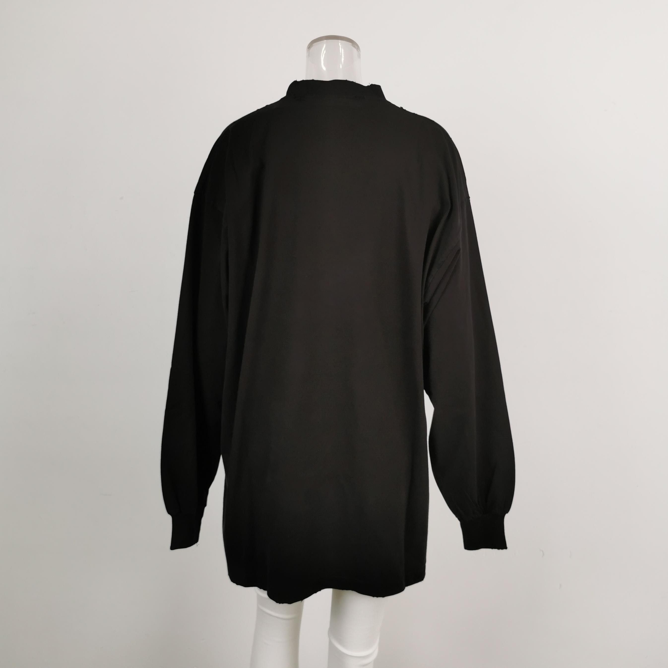 Balenciaga Balenciaga L Size CD Print Cotton Sweatshirt Size L / US 10 / IT 46 - 3 Thumbnail