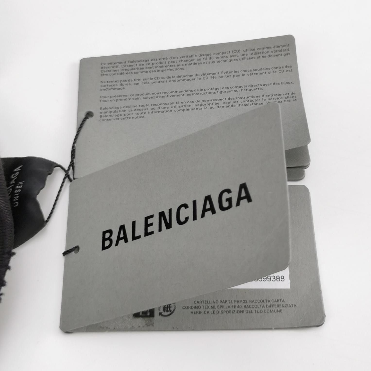 Balenciaga Balenciaga L Size CD Print Cotton Sweatshirt Size L / US 10 / IT 46 - 7 Thumbnail