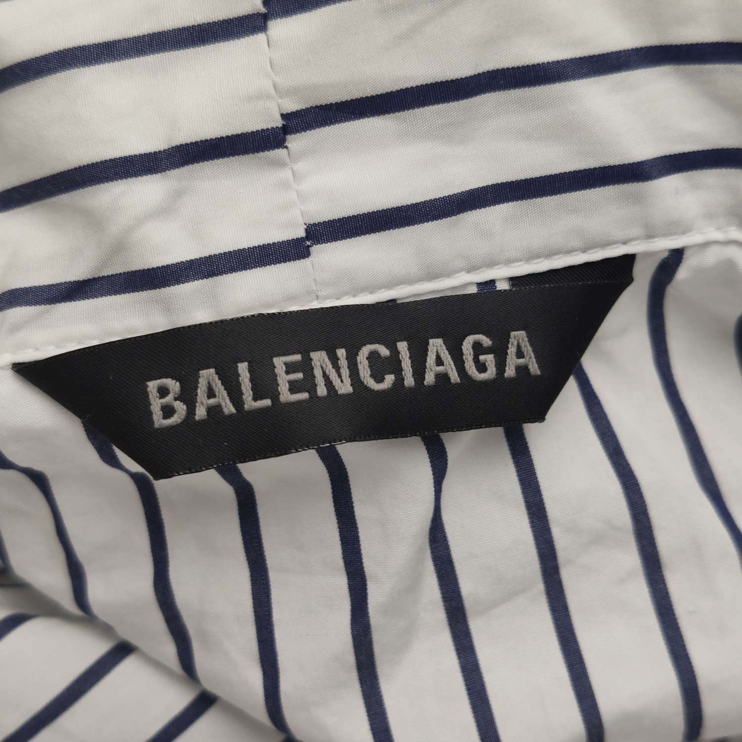 Balenciaga Balenciaga Striped Cotton Shirt XXS/34 Size XXS / US 00 / IT 34 - 11 Thumbnail