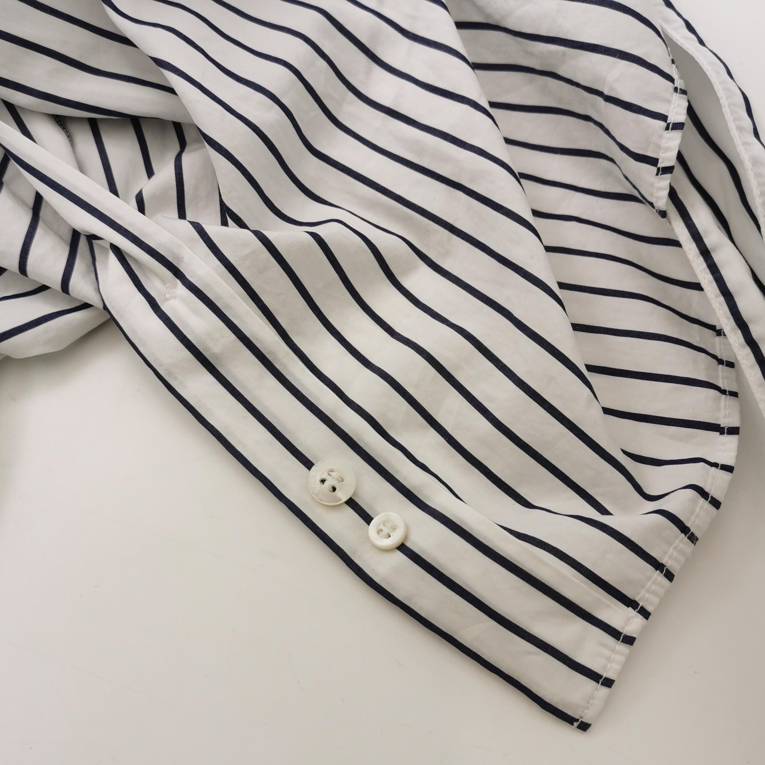Balenciaga Balenciaga Striped Cotton Shirt XXS/34 Size XXS / US 00 / IT 34 - 7 Thumbnail