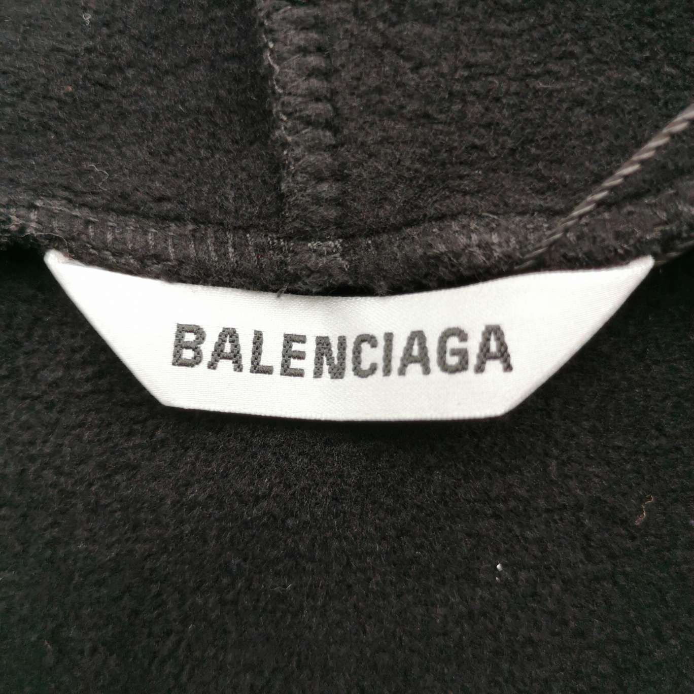 Balenciaga Balenciaga S Size Cotton Solid Hooded Sweatshirt Size S / US 4 / IT 40 - 8 Thumbnail