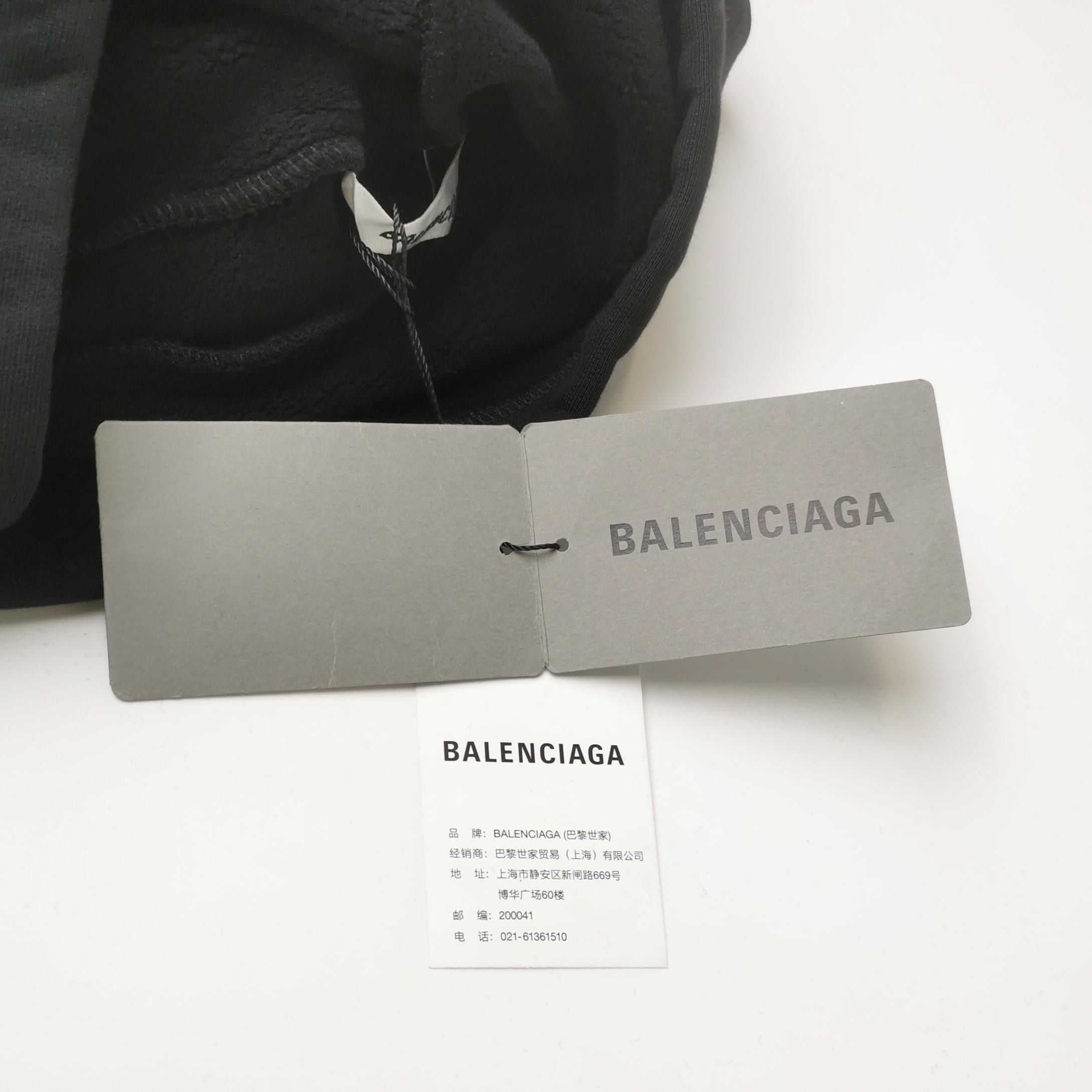 Balenciaga Balenciaga S Size Cotton Solid Hooded Sweatshirt Size S / US 4 / IT 40 - 6 Thumbnail