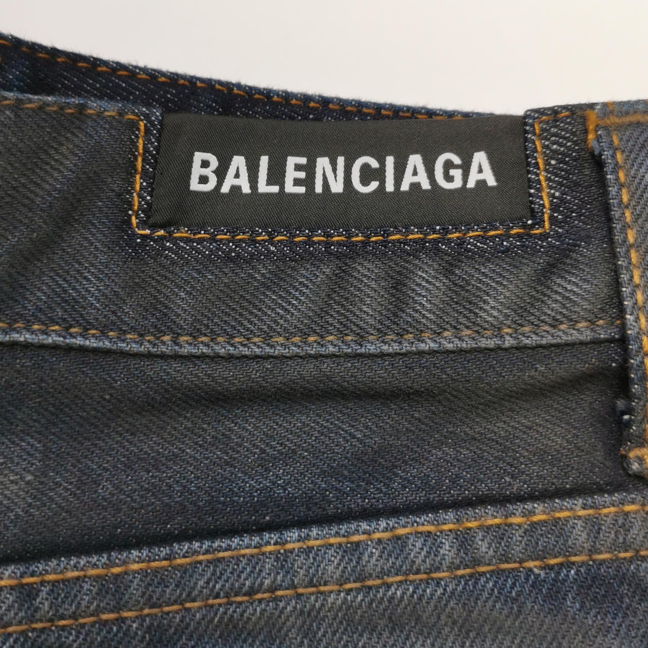 Balenciaga Balenciaga New Denim Mini Skirt Size 38 Size 38" / US 16 / IT 52 - 5 Thumbnail