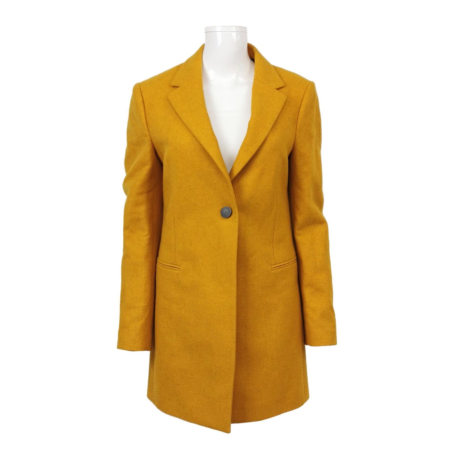 Balenciaga Balenciaga Wool Single-Button Lapel Coat S Size S / US 4 / IT 40 - 2 Thumbnail