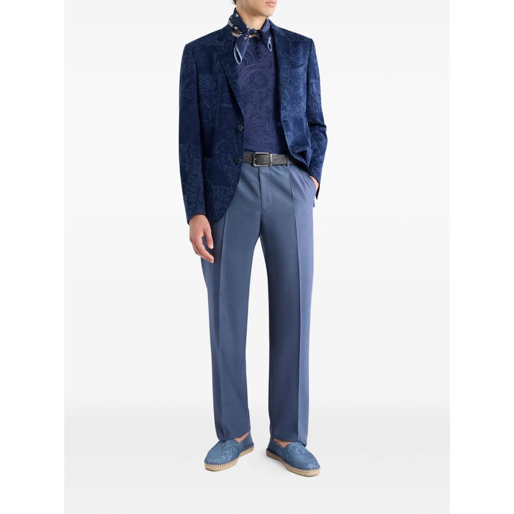 Etro Etro BLUE Jackets - Suit & Dinner Jackets Size US L / EU 52-54 / 3 - 4 Thumbnail