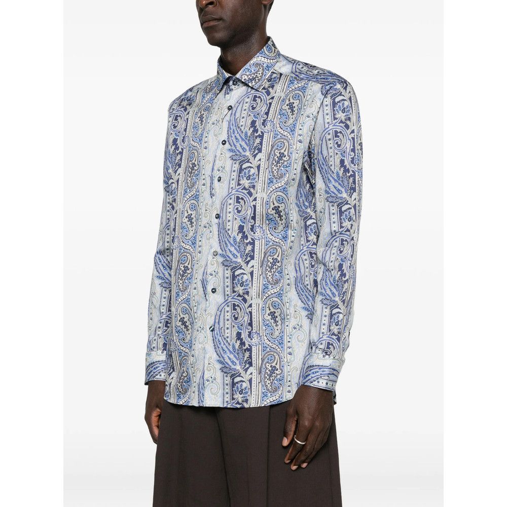 Etro Etro BLUE Shirts Size US M / EU 48-50 / 2 - 3 Thumbnail