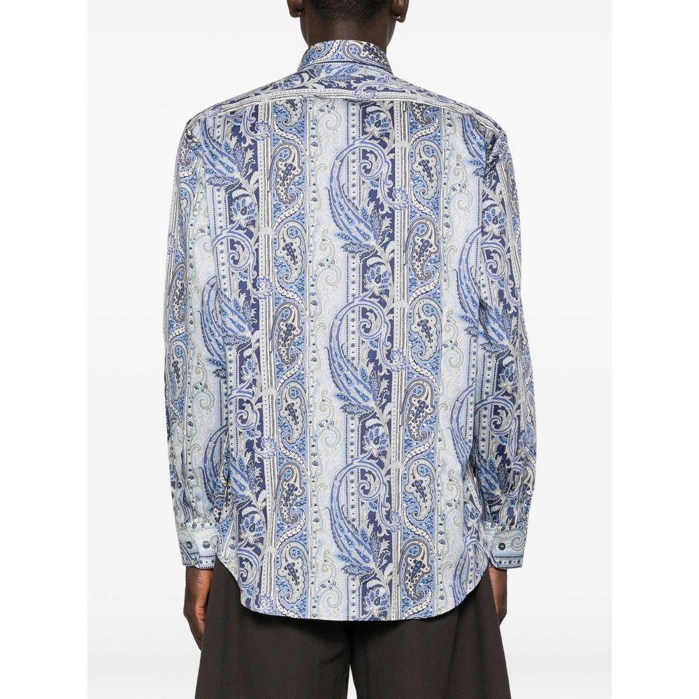 Etro Etro BLUE Shirts Size US M / EU 48-50 / 2 - 2 Thumbnail
