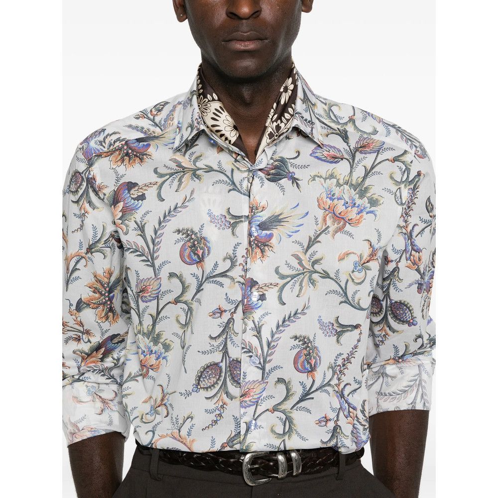 Etro Etro BLUE Shirts Size US M / EU 48-50 / 2 - 4 Thumbnail