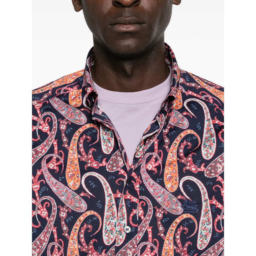 Etro Etro BLUE Shirts Size US M / EU 48-50 / 2 - 3 Thumbnail