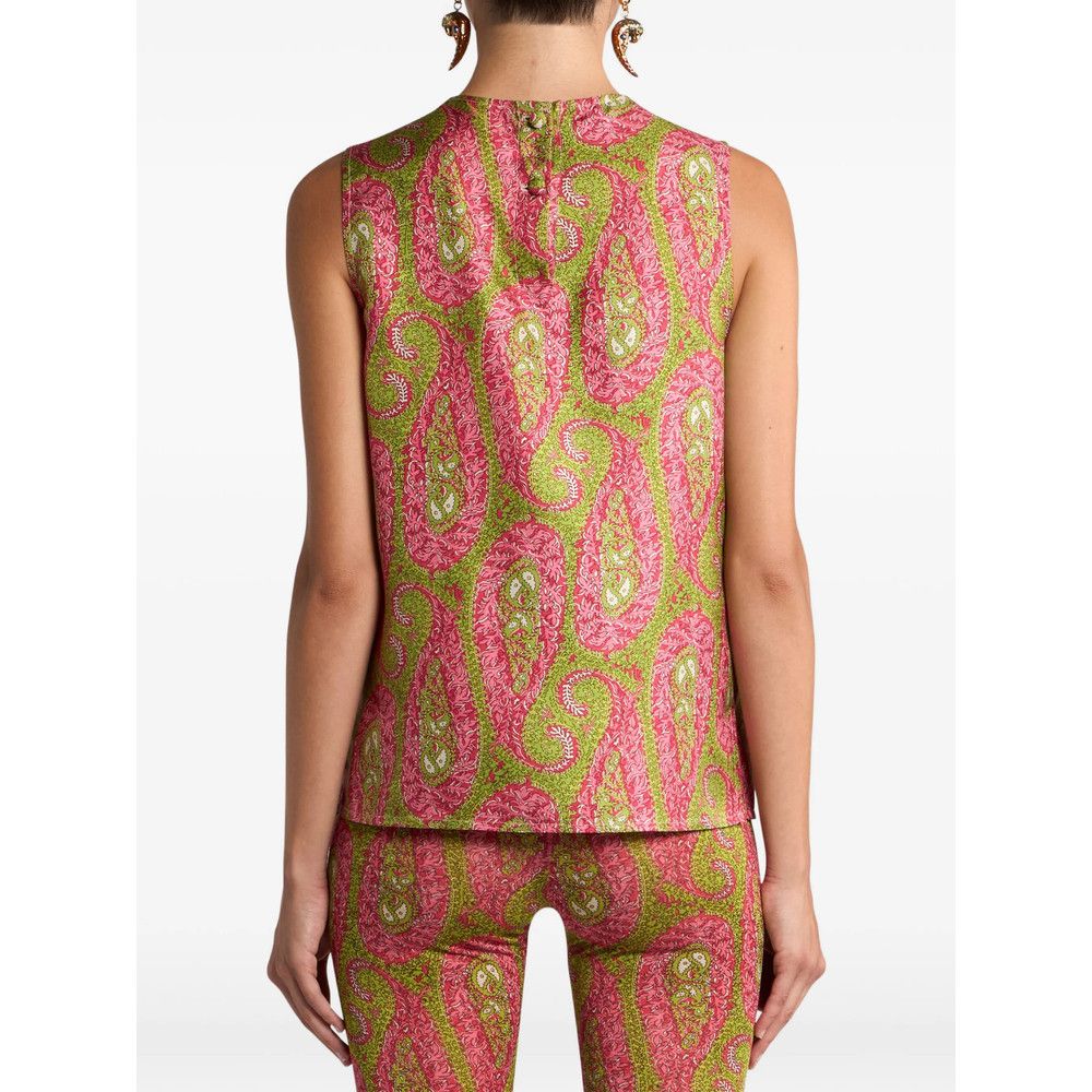 Etro PINK Tops - Vests & Tank Tops