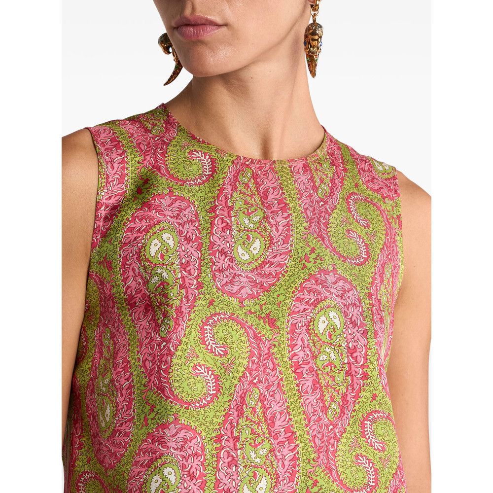 Etro PINK Tops - Vests & Tank Tops