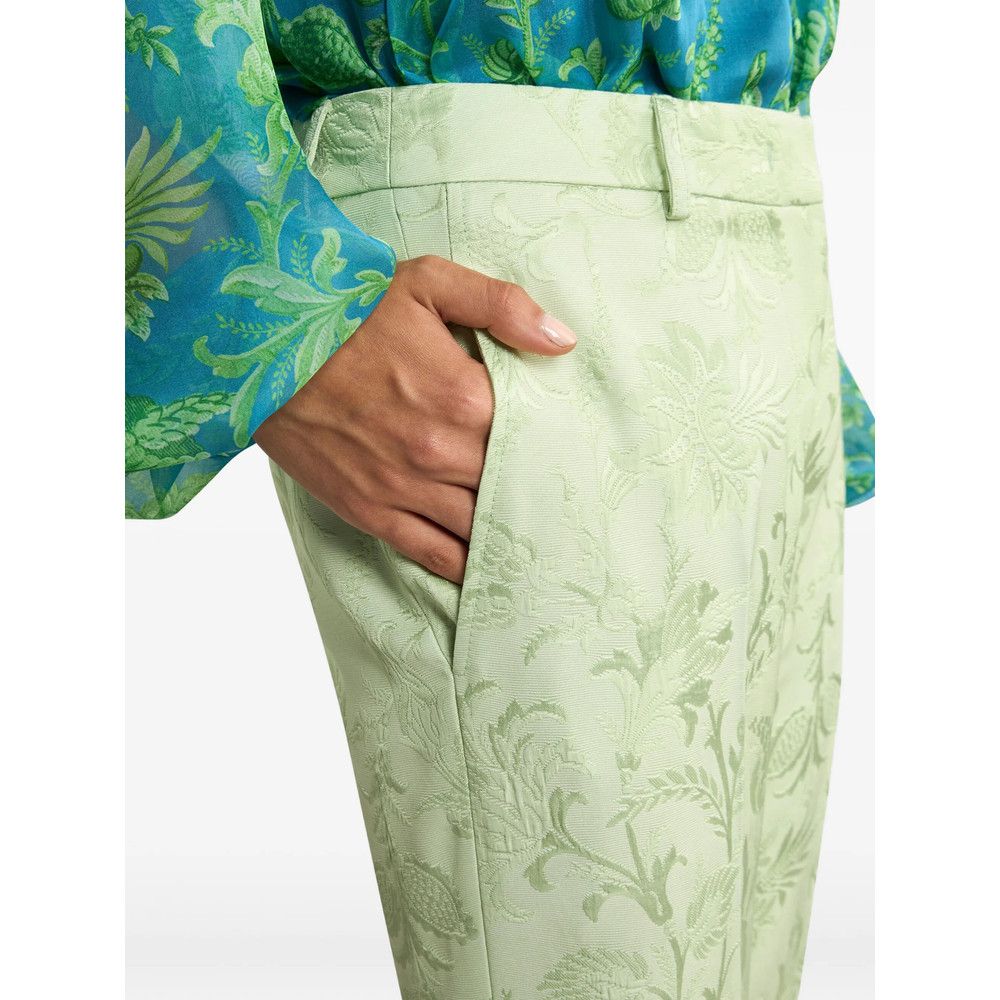 Etro Etro GREEN Trousers - Flared Trousers Size 28" / US 6 / IT 42 - 5 Thumbnail