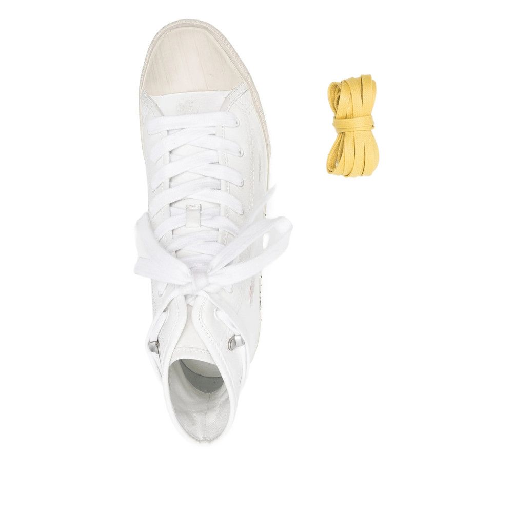 Paly Hollywood Paly Hollywood WHITE Trainers - Hi-Tops Size US 12 / EU 45 - 2 Thumbnail