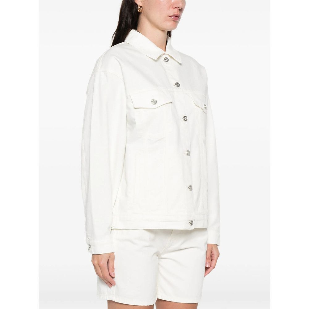 Anine Bing Anine Bing WHITE Jackets - Denim Jackets Size XS / US 0-2 / IT 36-38 - 5 Thumbnail