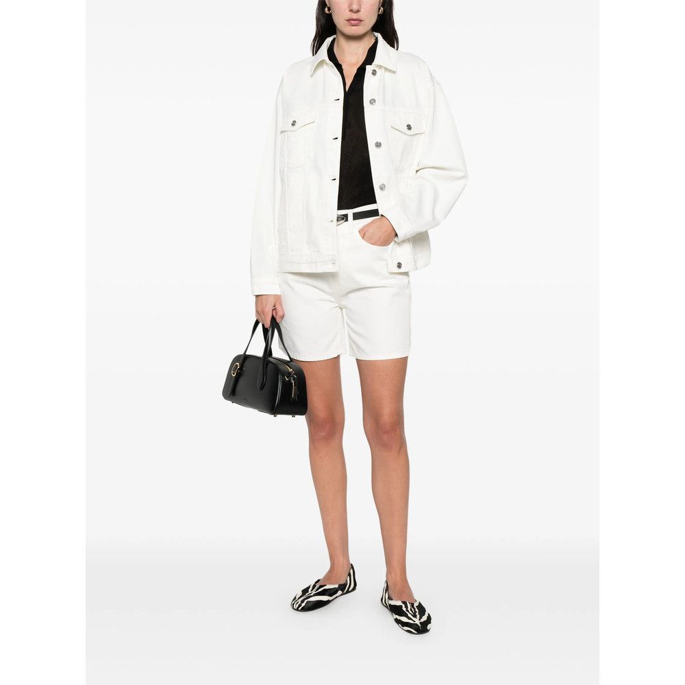 Anine Bing Anine Bing WHITE Jackets - Denim Jackets Size XS / US 0-2 / IT 36-38 - 2 Thumbnail