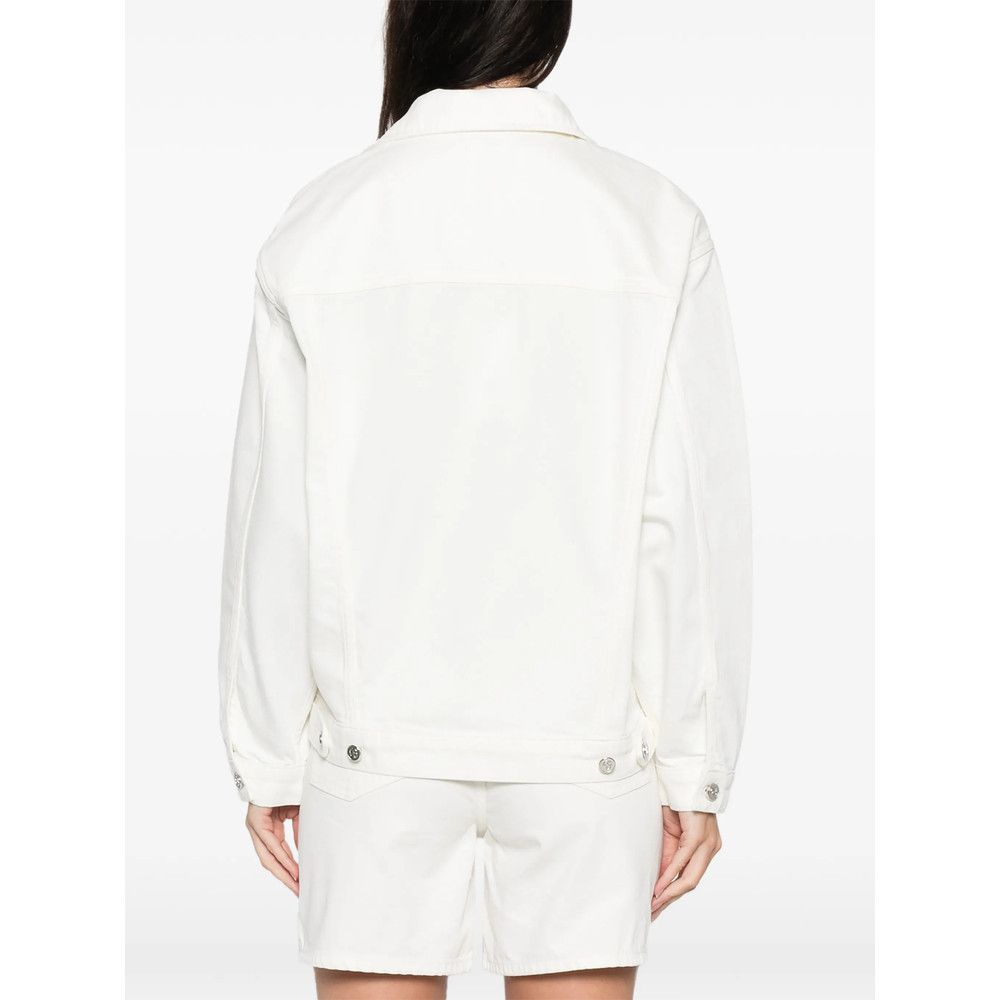 Anine Bing Anine Bing WHITE Jackets - Denim Jackets Size XS / US 0-2 / IT 36-38 - 4 Thumbnail
