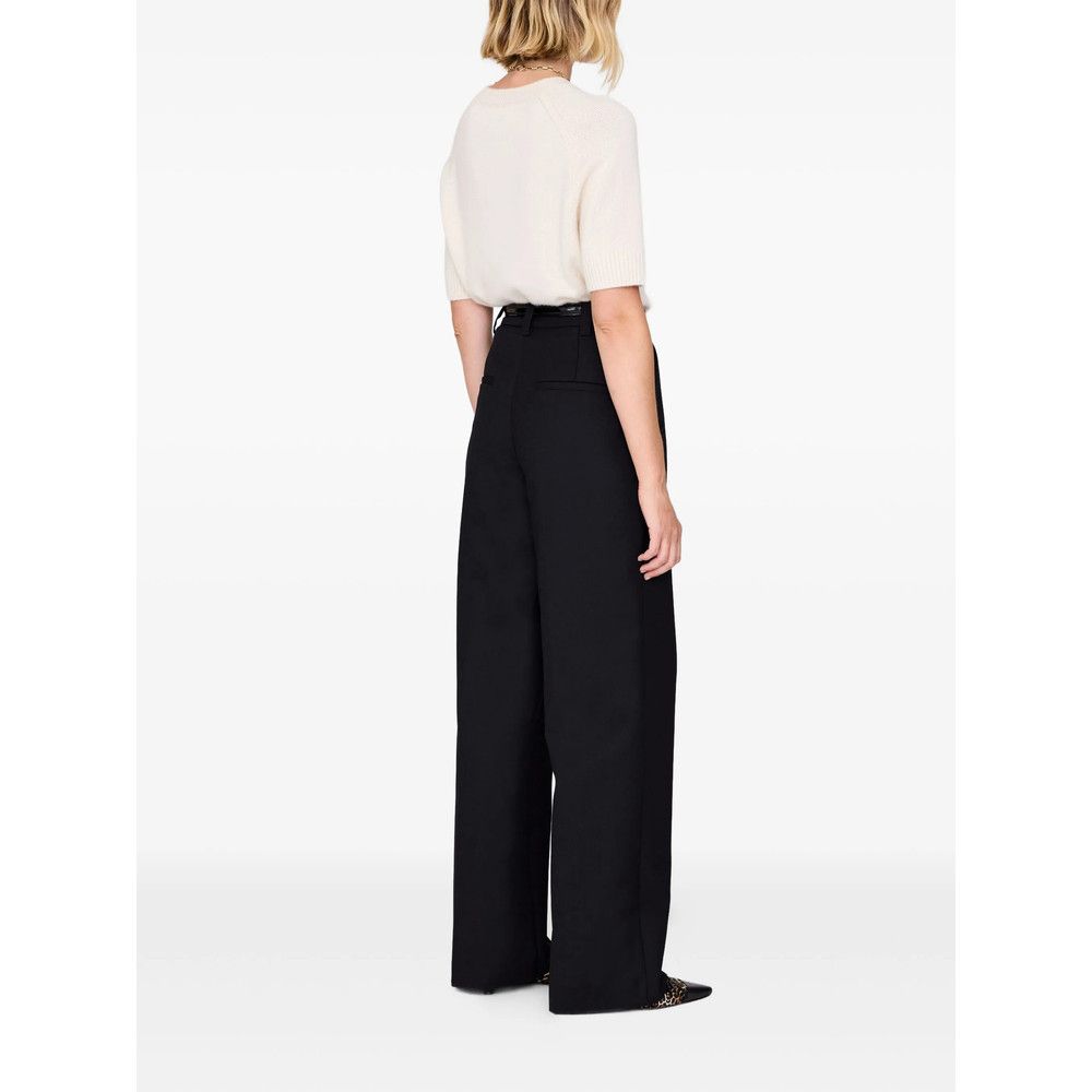 Anine Bing Anine Bing BLACK Trousers - Tailored Trousers Size 30" / US 8 / IT 44 - 4 Thumbnail