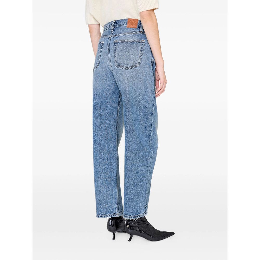 Anine Bing Anine Bing BLUE Denim - Straight-Leg Jeans Size 24" / US 00 / IT 34 - 2 Thumbnail