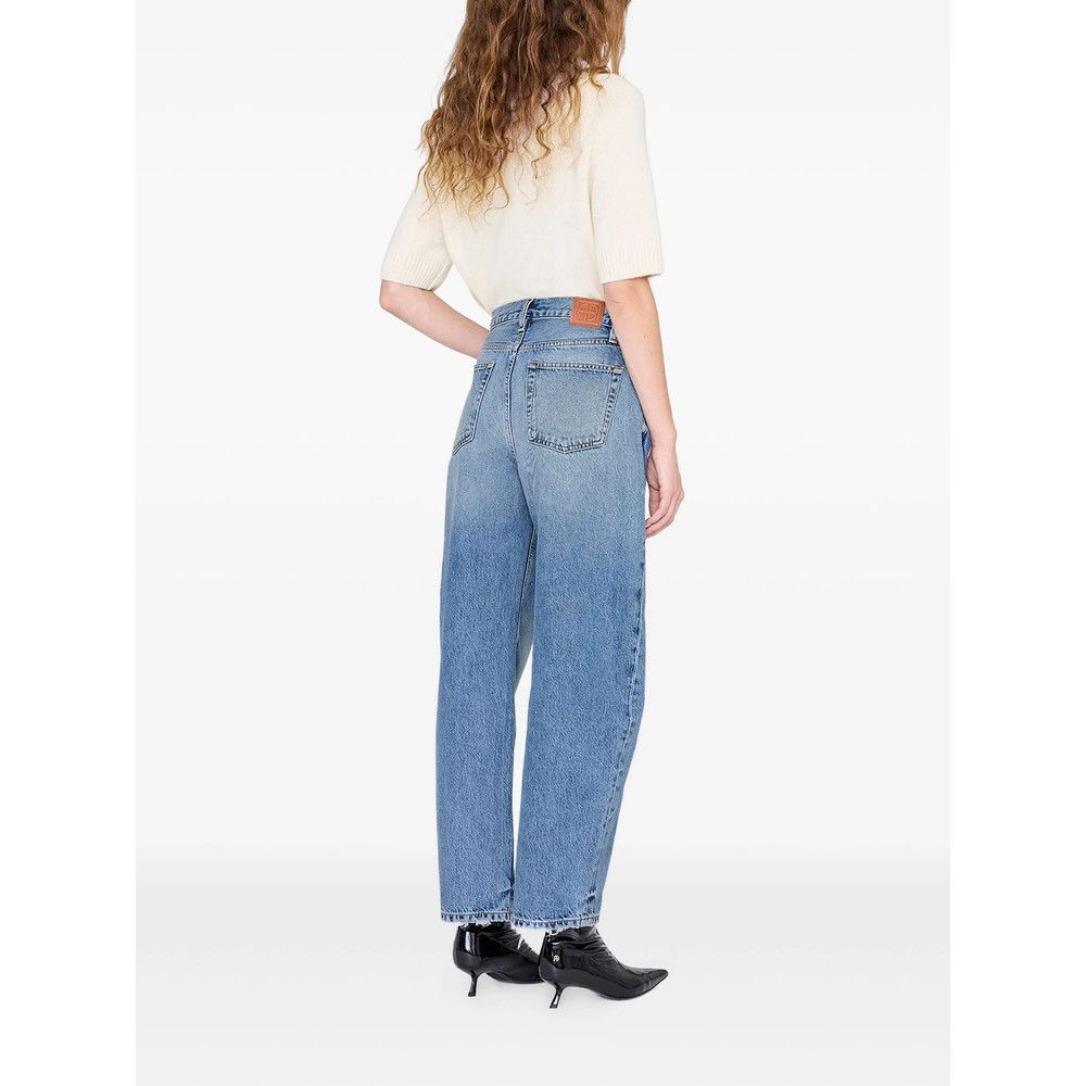 Anine Bing Anine Bing BLUE Denim - Straight-Leg Jeans Size 24" / US 00 / IT 34 - 3 Thumbnail