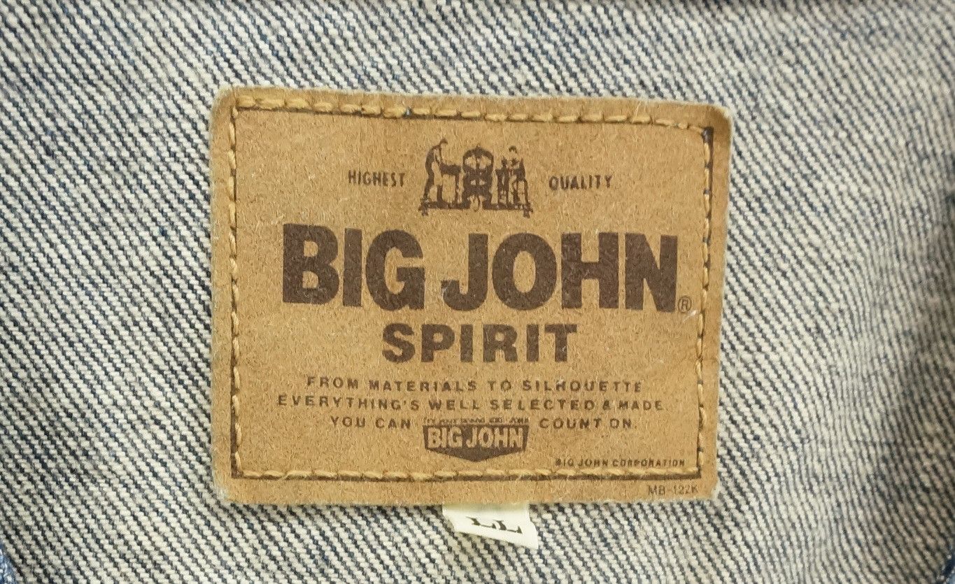 Big John Vintage Japanese Brand - Big John Denim Vest Size US S / EU 44-46 / 1 - 10 Thumbnail