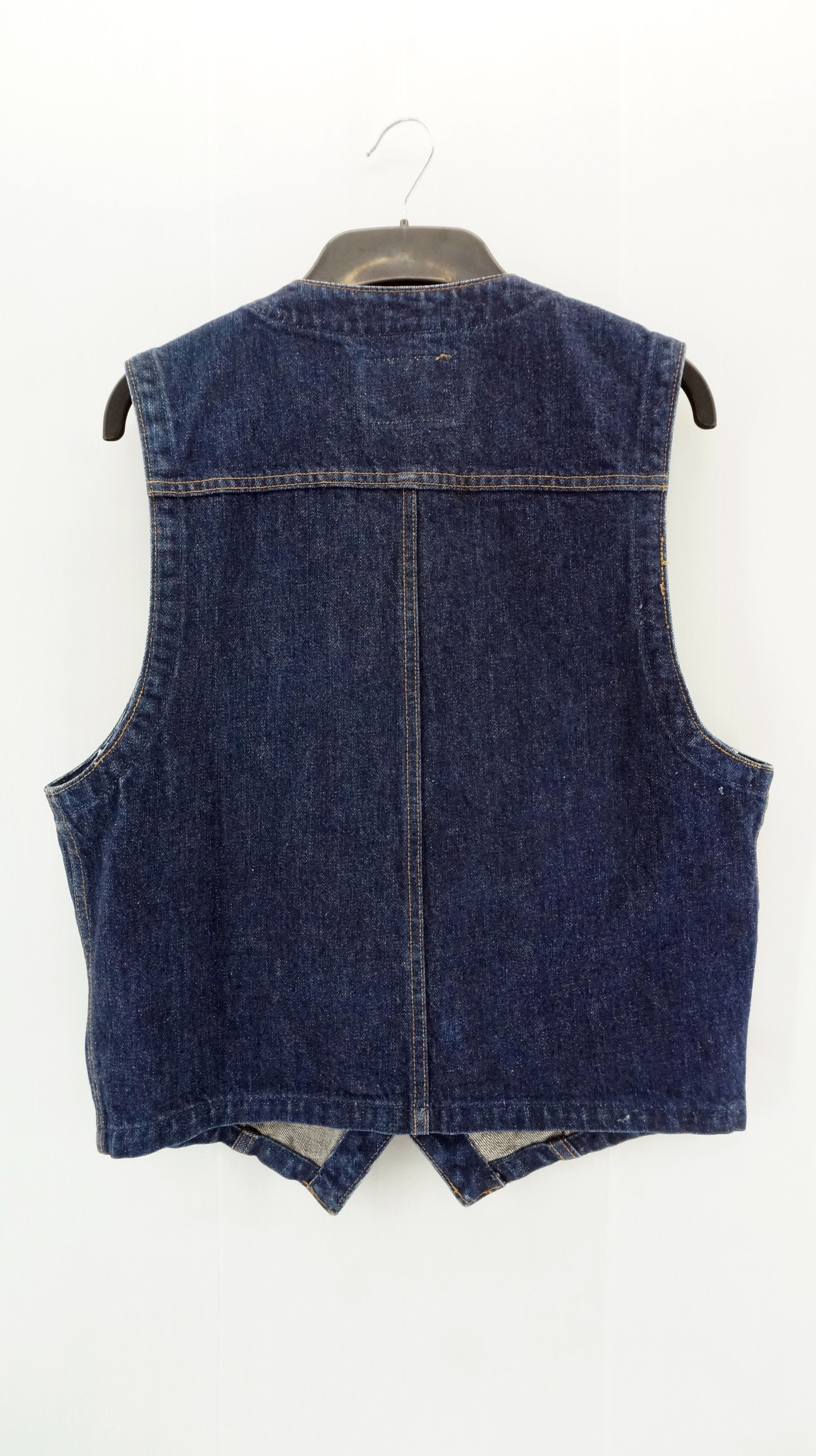 Big John Vintage Japanese Brand - Big John Denim Vest Size US S / EU 44-46 / 1 - 4 Thumbnail