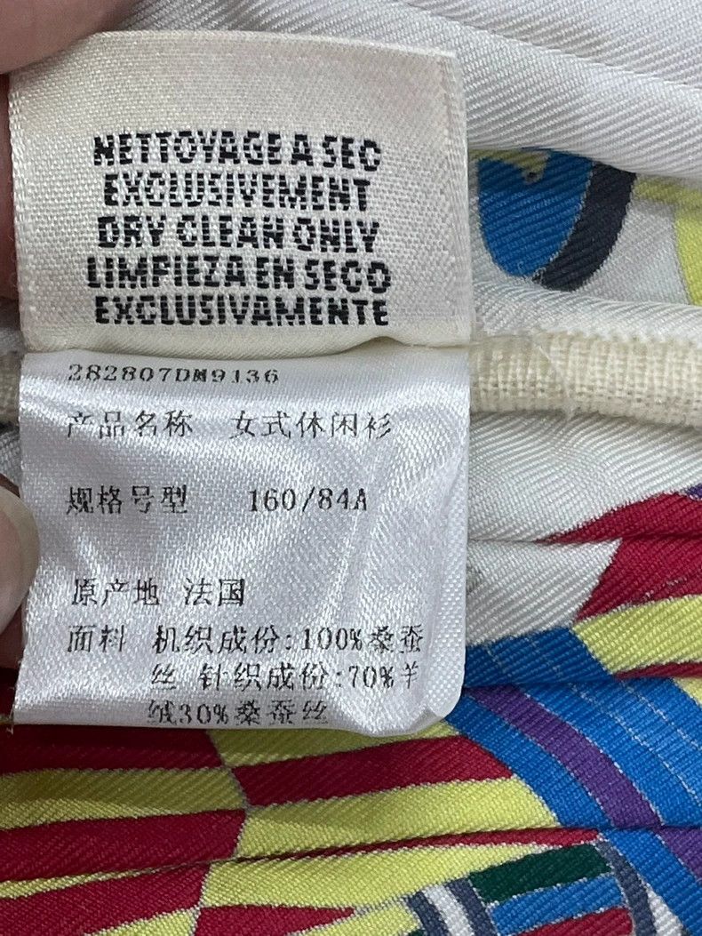 Hermes Hermes Colorful Print Knit Short Sleeve Top Size US M / EU 48-50 / 2 - 6 Thumbnail
