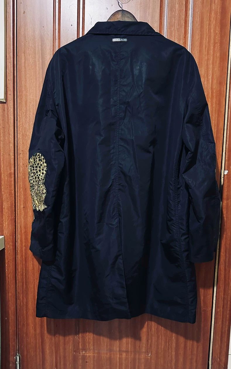Versace Versace Egyptian Leopard Embroidered Trench Coat Size US XL / EU 56 / 4 - 2 Thumbnail