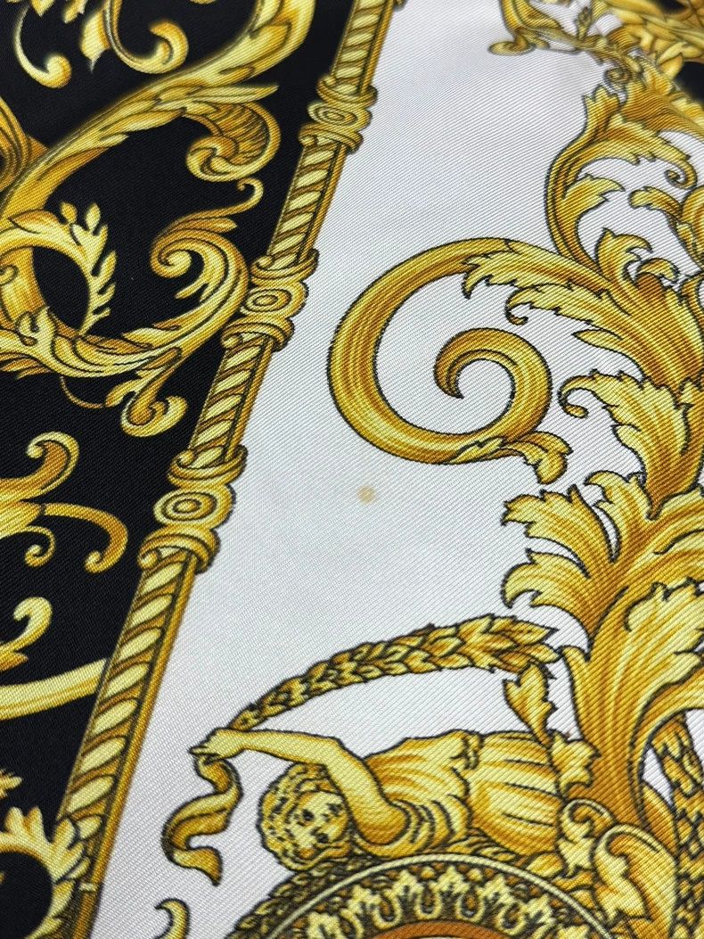 Versace Versace Black Gold Print Jacket Size US M / EU 48-50 / 2 - 9 Thumbnail