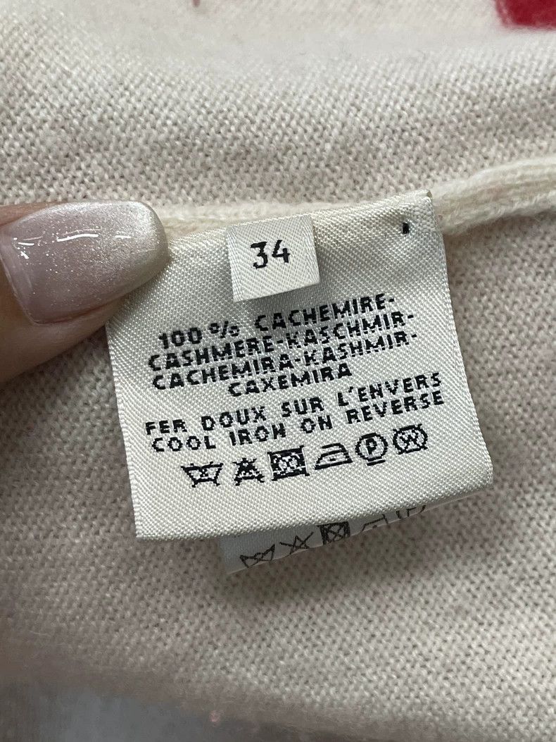 Hermes Hermes Red Colorblock Cashmere Sweater Size US XS / EU 42 / 0 - 4 Thumbnail