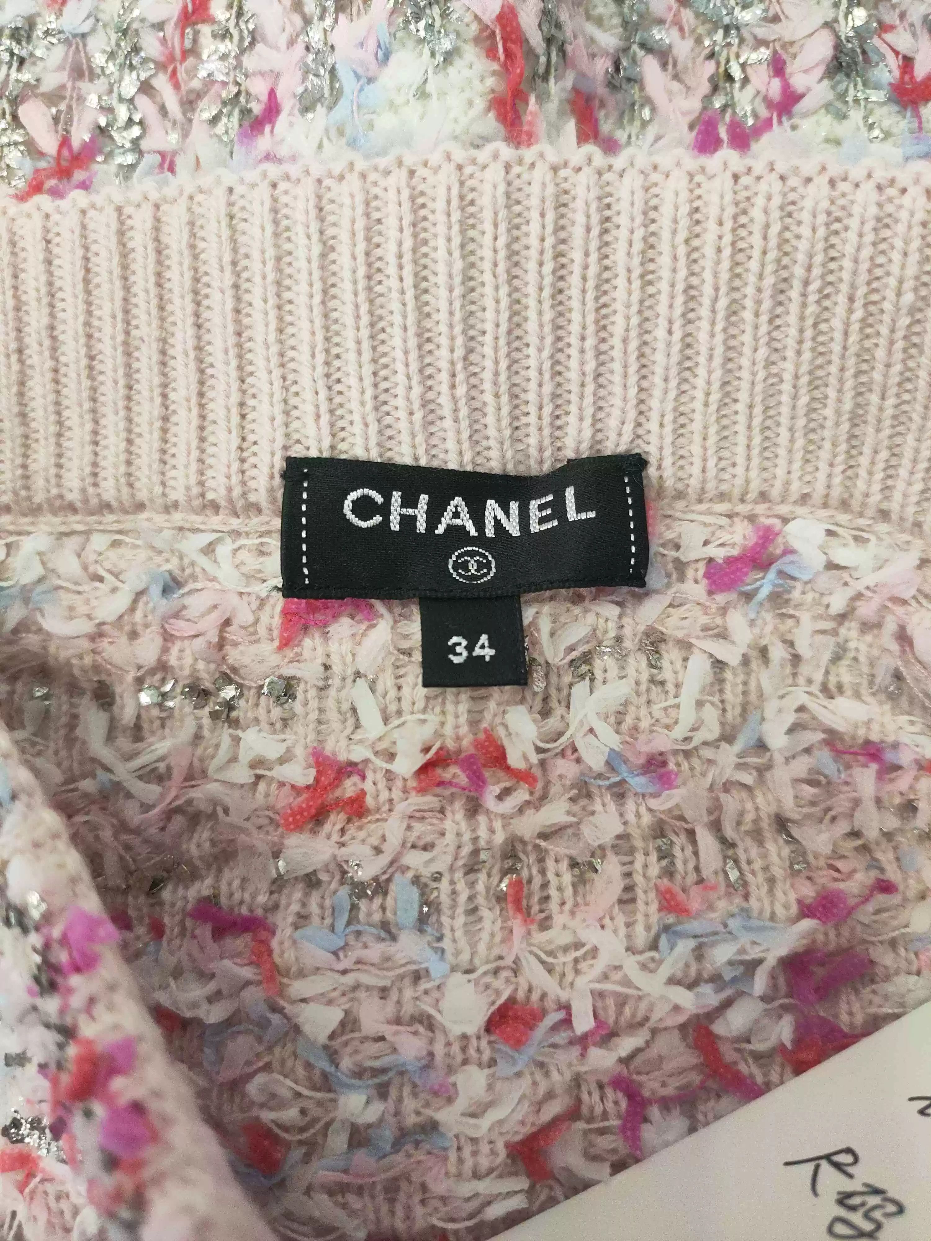 Chanel Chanel Pink Gradient Sequin Skirt Size US 38 / EU 54 - 3 Thumbnail
