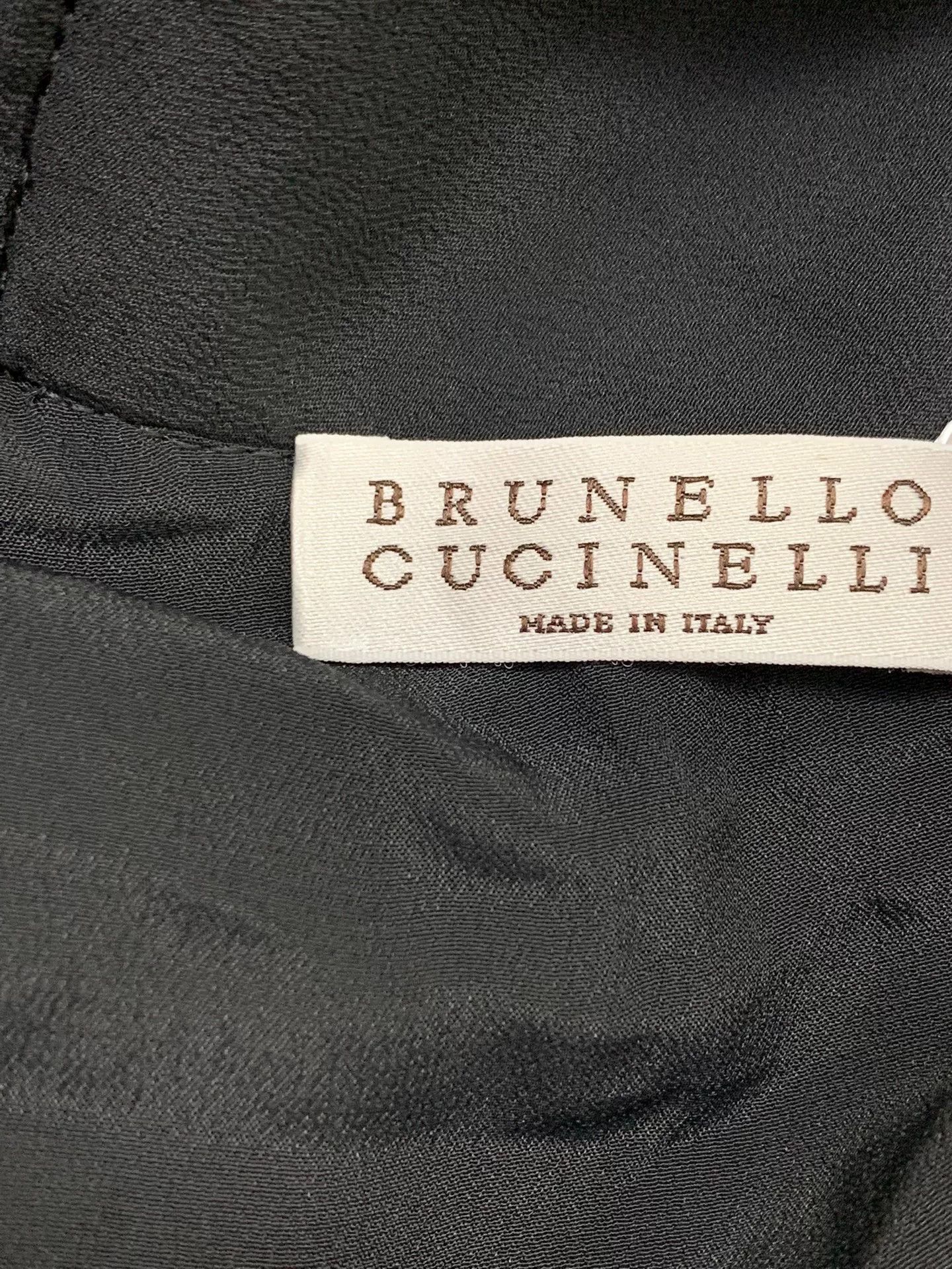 Brunello Cucinelli Brunello Cucinelli Black Halter Dress Size US M / EU 48-50 / 2 - 4 Thumbnail