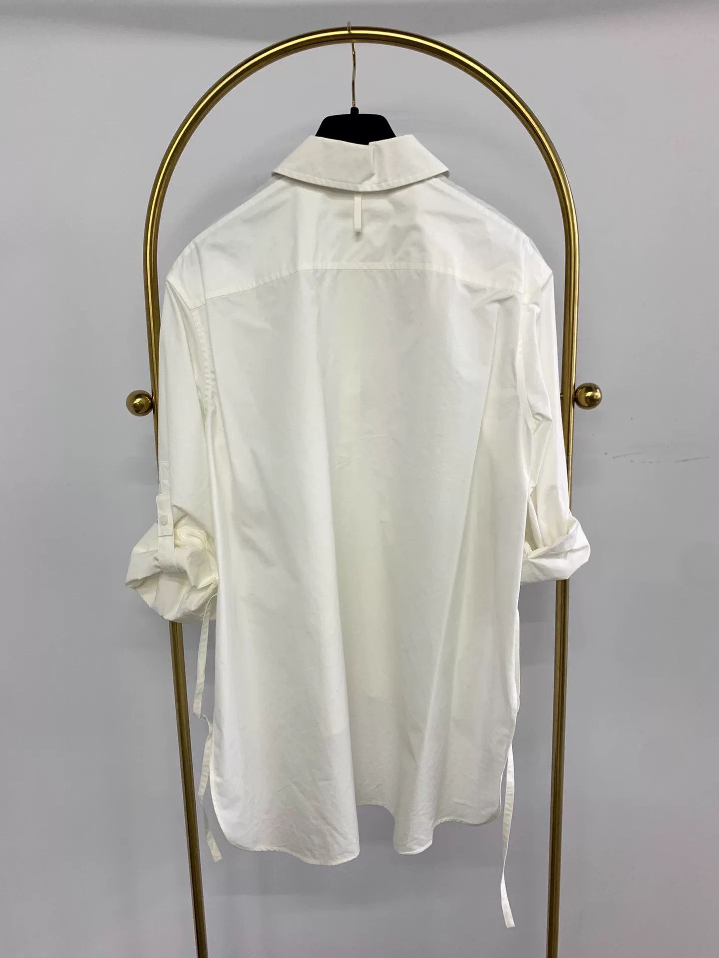Hermes Hermes White Waistcoat Shirt Size 36 Size US M / EU 48-50 / 2 - 3 Thumbnail
