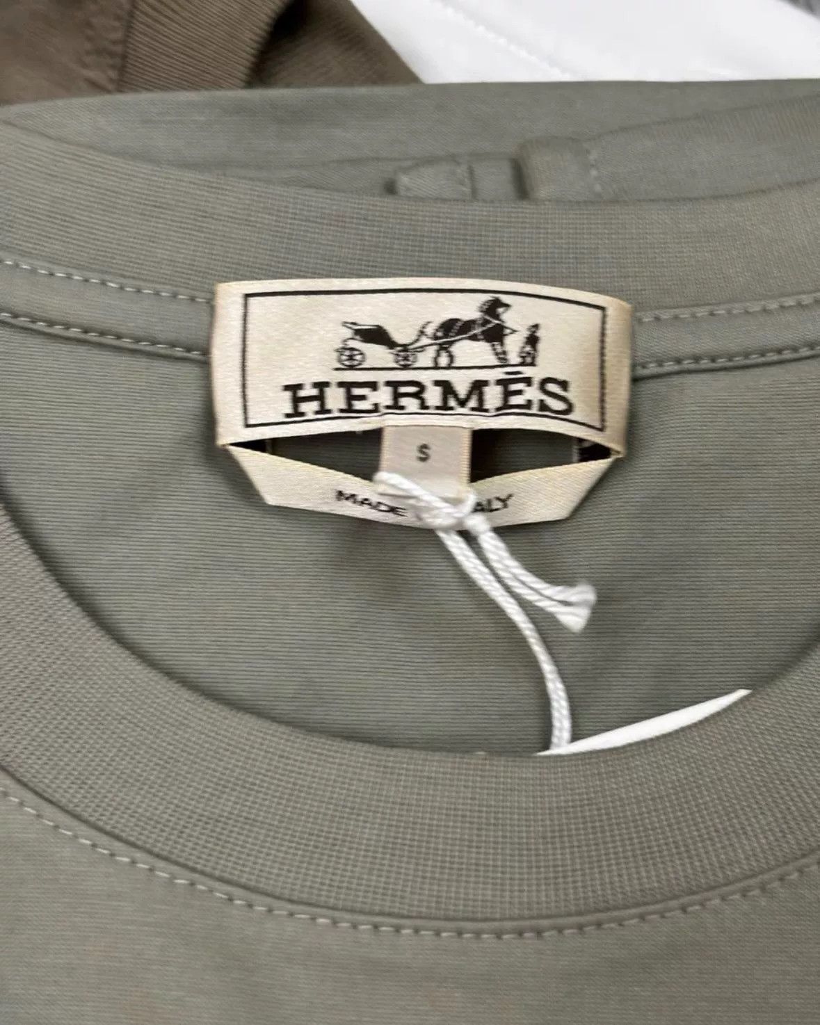 Hermes Hermès Gray Short Sleeve T-Shirt Size US S / EU 44-46 / 1 - 6 Thumbnail
