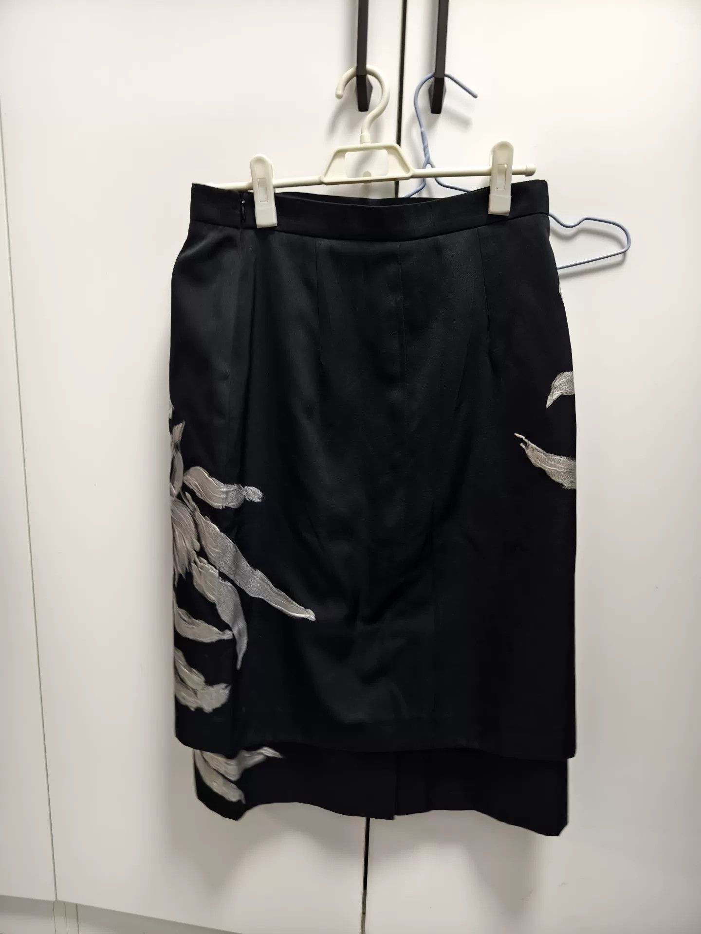 Dries Van Noten dries van noten silver floral layered skirt Size US 44 / EU 60 - 3 Thumbnail