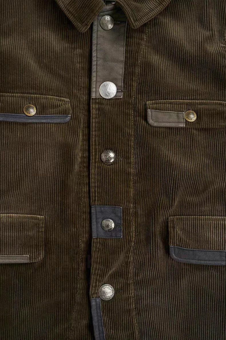 Nigel Cabourn Nigel Cabourn Huting Corduroy Jacket Size US L / EU 52-54 / 3 - 3 Thumbnail