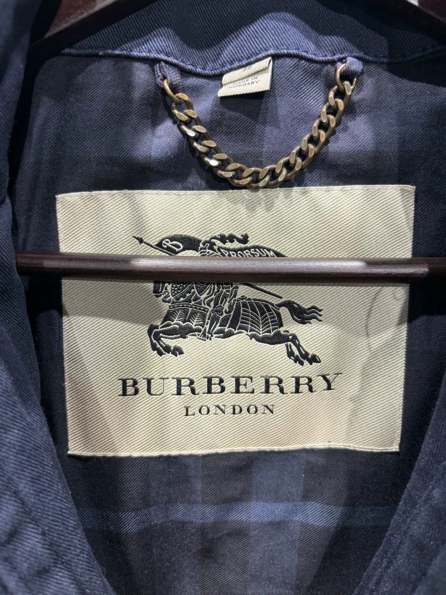 Burberry Burberry Black Wool Toggle Coat Size 48 Size US XL / EU 56 / 4 - 3 Thumbnail