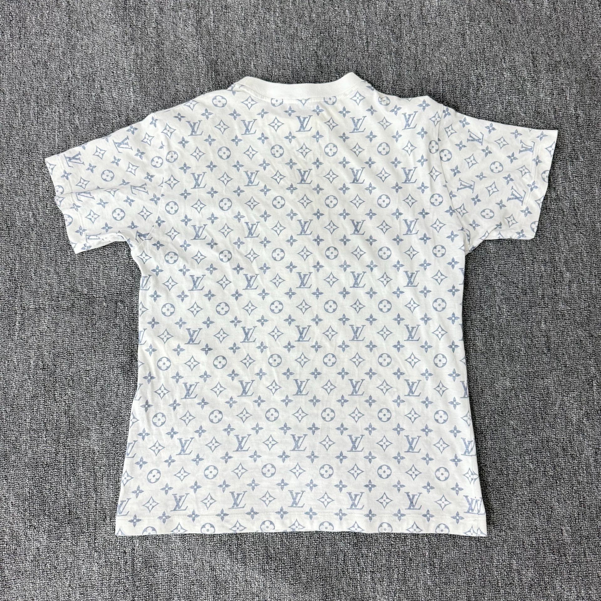 Louis Vuitton LV Monogram Print Short Sleeve Top Size US M / EU 48-50 / 2 - 4 Thumbnail