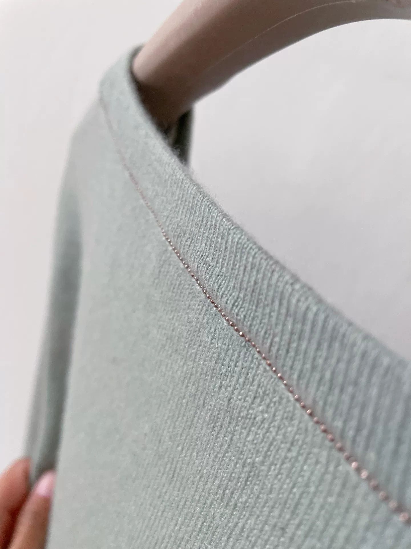 Brunello Cucinelli Brunello Cucinelli Green Cashmere Sweater Size US S / EU 44-46 / 1 - 5 Thumbnail