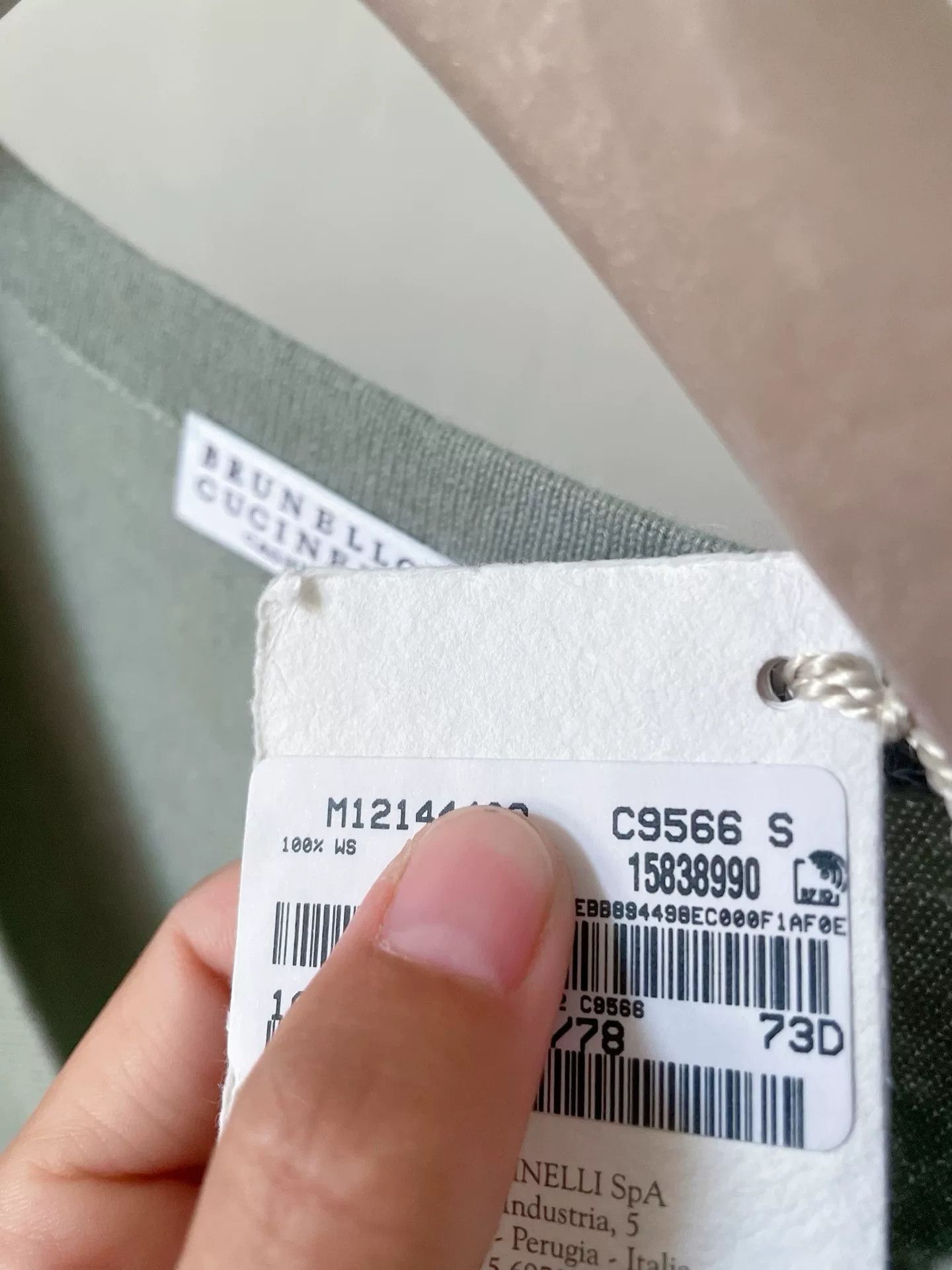 Brunello Cucinelli Brunello Cucinelli Green Cashmere Sweater Size US S / EU 44-46 / 1 - 3 Thumbnail