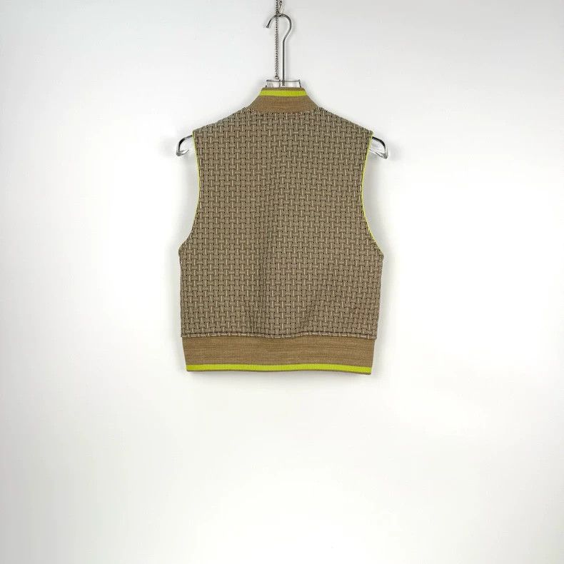 Hermes Hermes Beige Logo Cotton Nylon Vest Size US XS / EU 42 / 0 - 4 Thumbnail