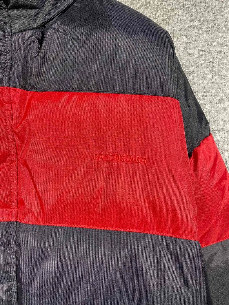 Balenciaga Balenciaga Men's Striped Down Jacket Size US L / EU 52-54 / 3 - 3 Thumbnail